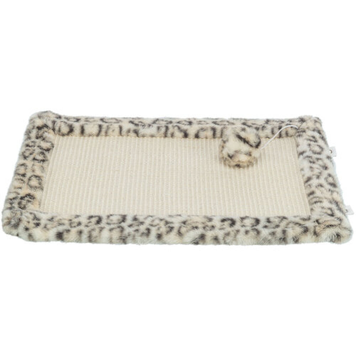 Scratching Post for Cats Trixie Leo Cream Polyester Sisal EVA 55 x 35 cm Carpet