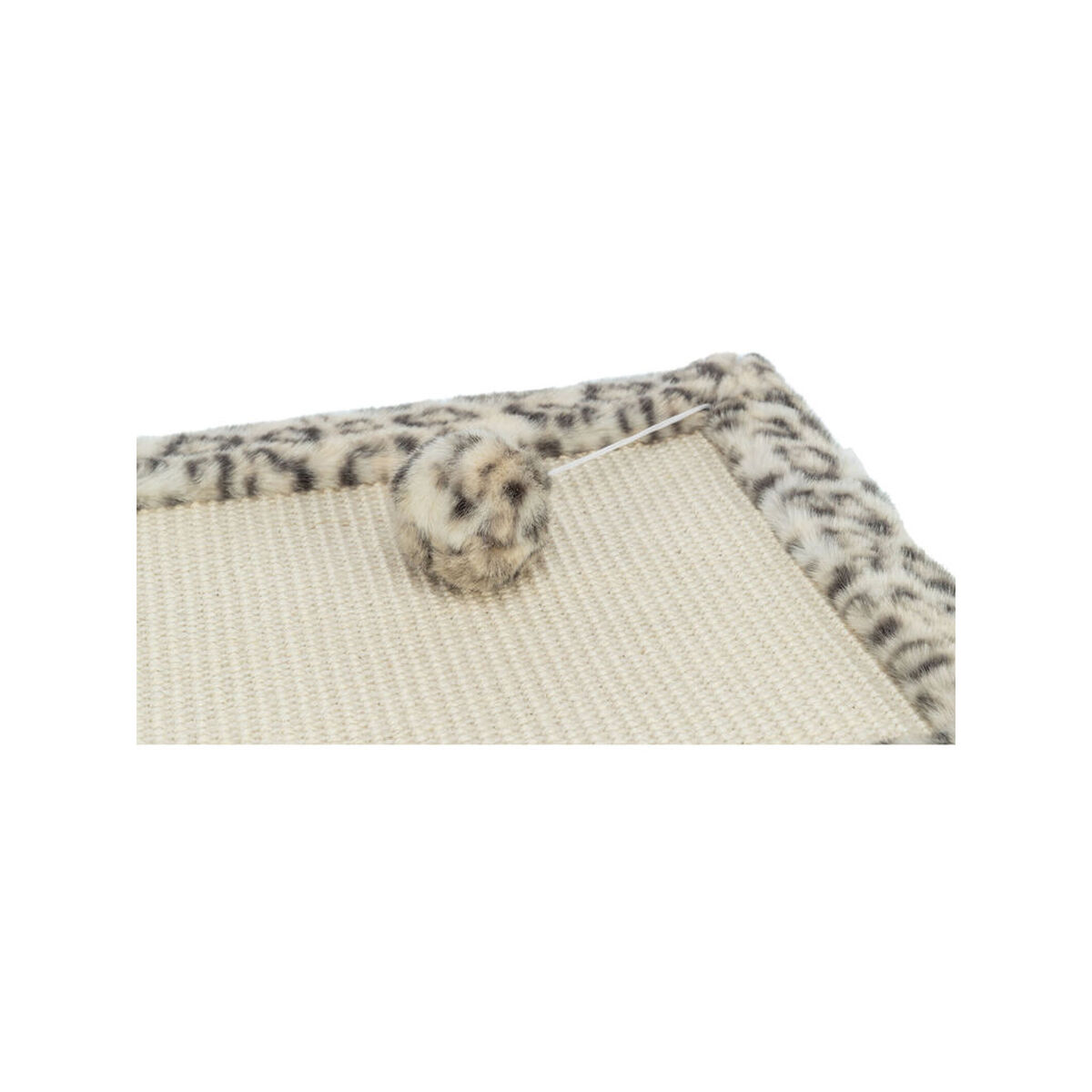 Scratching Post for Cats Trixie Leo Cream Polyester Sisal EVA 55 x 35 cm Carpet