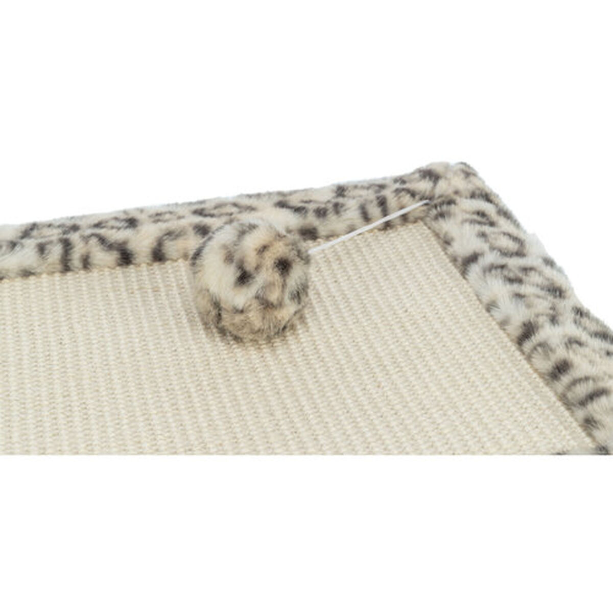Scratching Post for Cats Trixie Leo Cream Polyester Sisal EVA 55 x 35 cm Carpet
