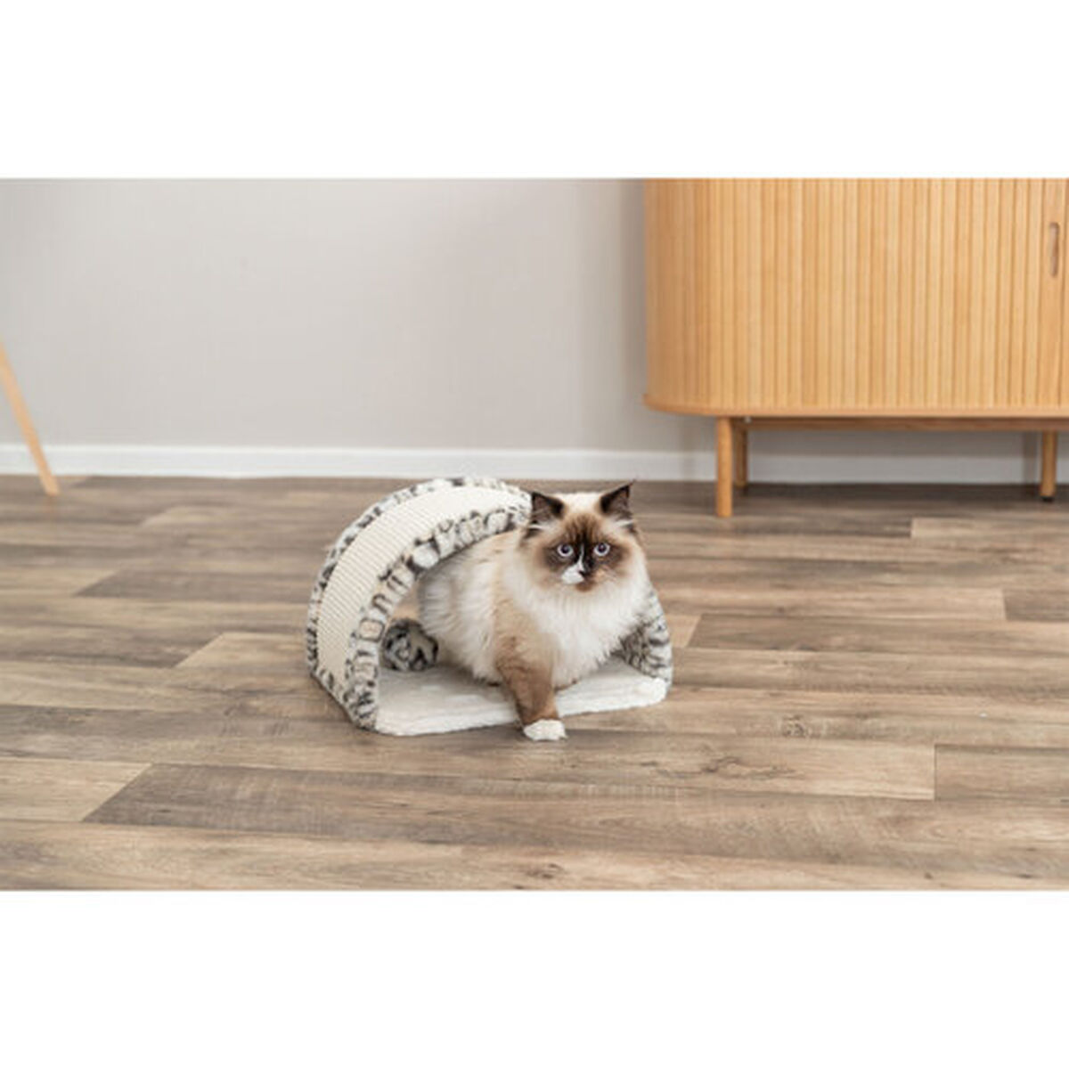 Scratching Post for Cats Trixie Leo Cream 25 cm