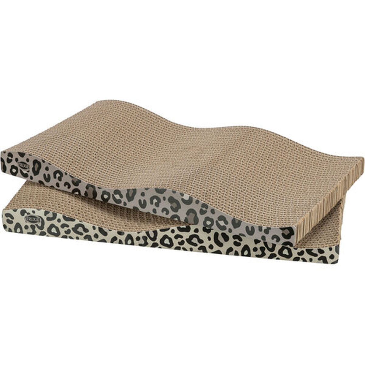 Scratching Post for Cats Trixie Brown Cream Cardboard 44 x 6 x 25 cm (2 Pieces)