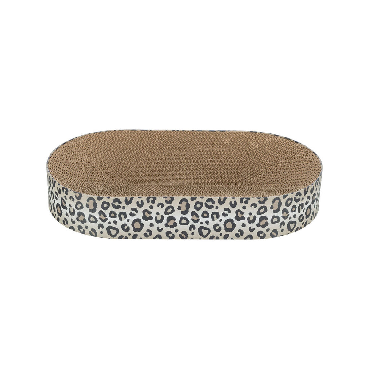 Scratching Post for Cats Trixie Leo Cream Cardboard 63 x 10 x 35 cm