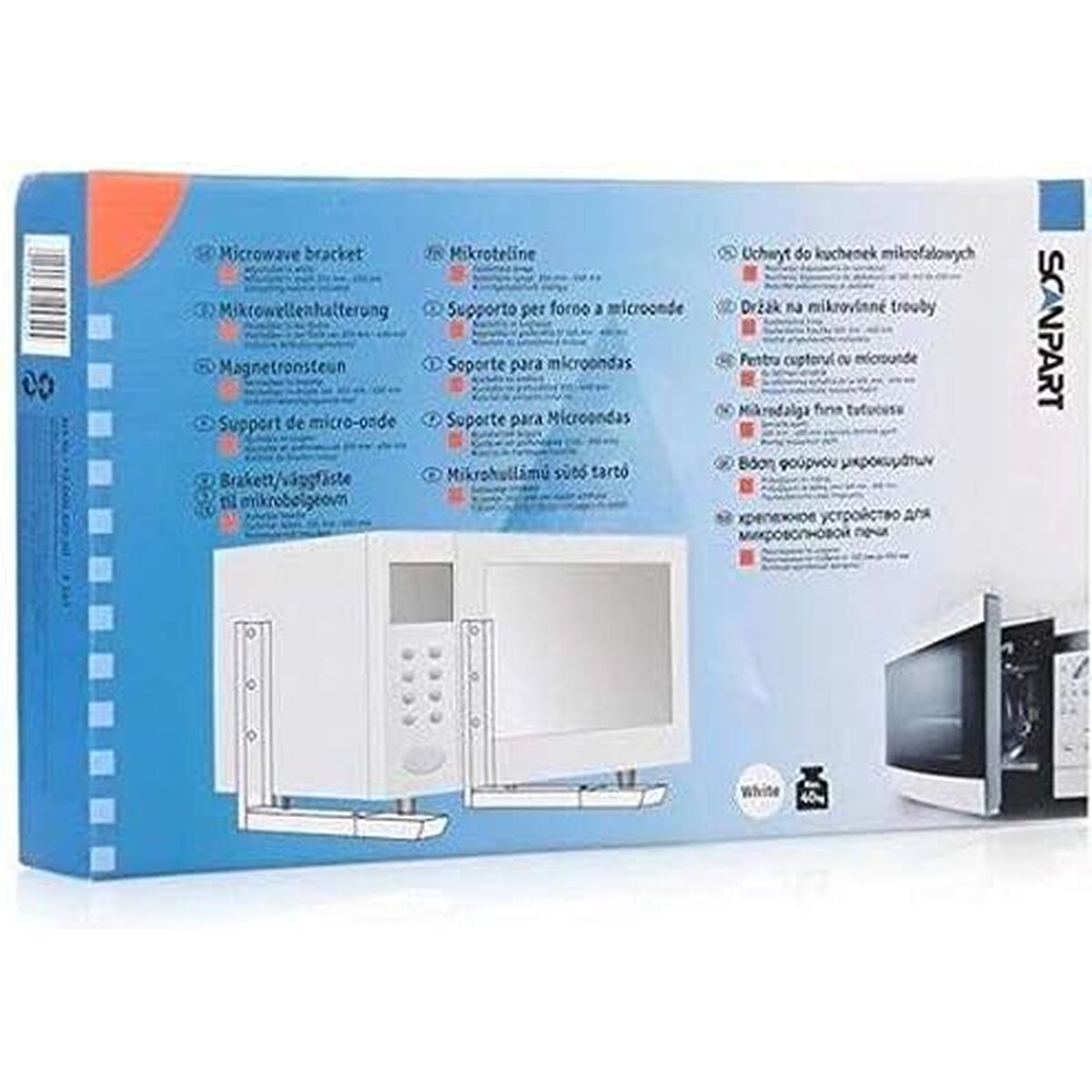 Microwave support Elka Pieterman 73.000.055.10 White 35 kg