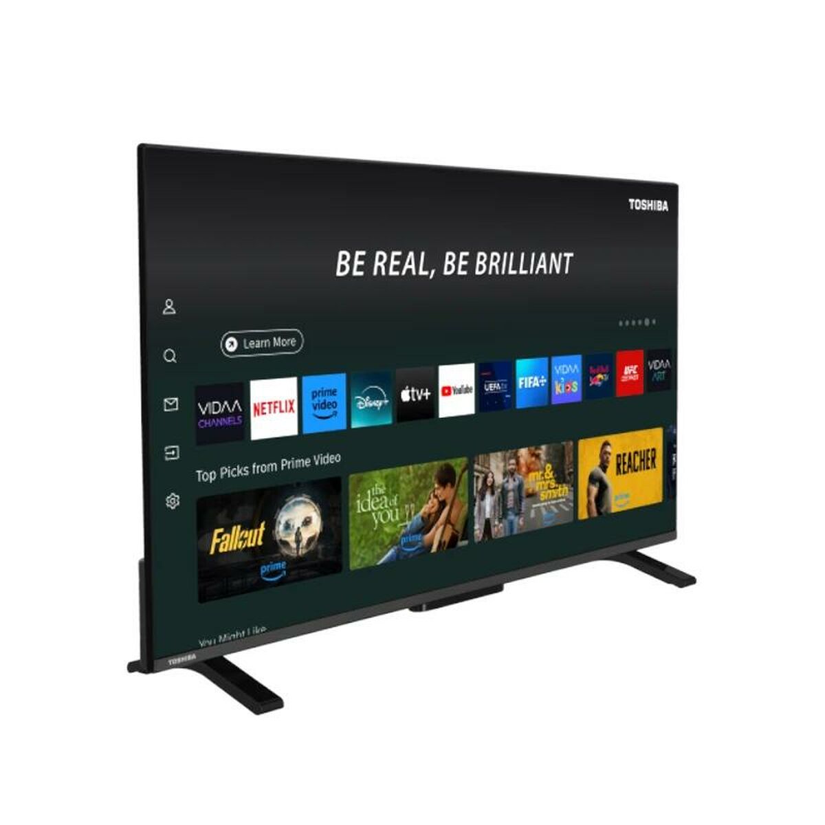 Smart TV Toshiba 40QV2F63DG Full HD 40″ LED HDR HDR10+ D-LED HDR10 DVB-T2 400 Hz PQI QLED