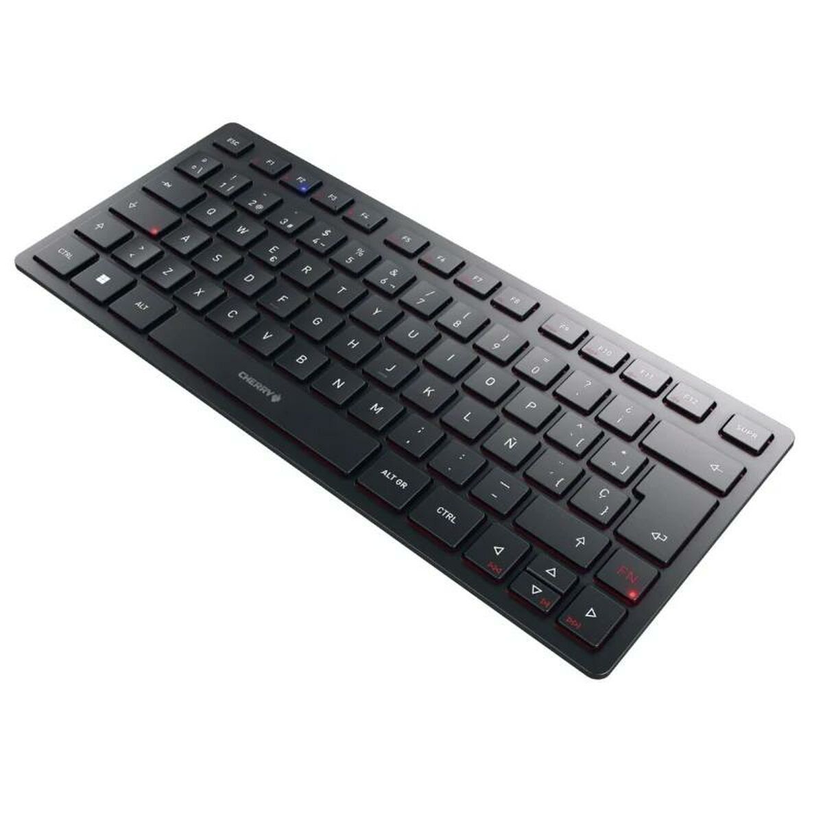 Keyboard Cherry KW 9200 MINI Black Spanish Qwerty QWERTY