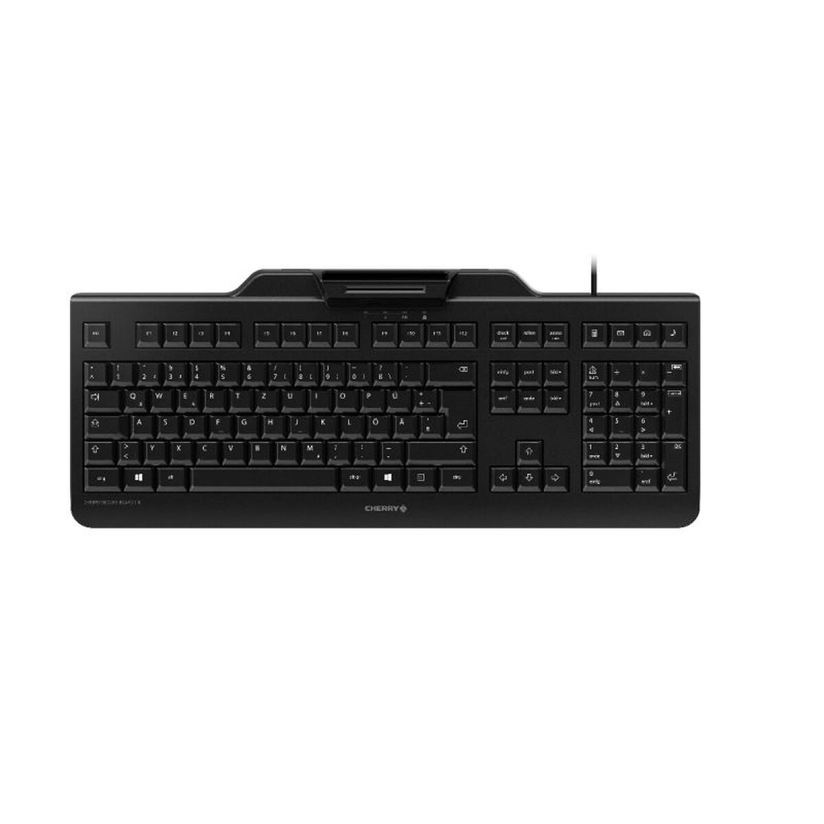 Keyboard Cherry JK-A0400EU-2 Black Spanish Qwerty QWERTZ QWERTY Qwerty US Keyboard Cherry JK-A0400EU-2 Black Spanish Qwerty QWERTZ QWERTY Qwerty US