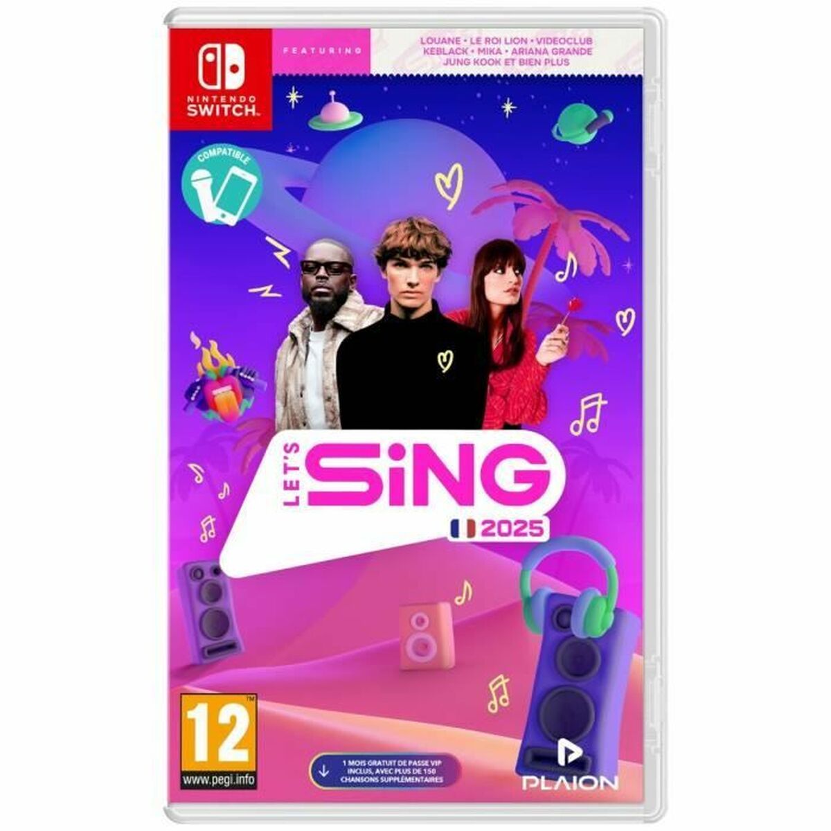 Video game for Switch KOCH MEDIA Let’s Sing 2025