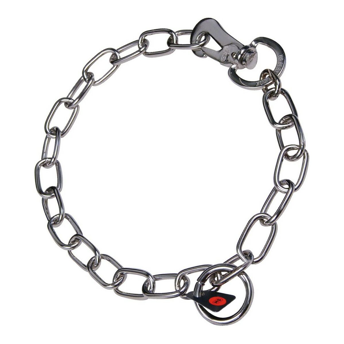 Dog collar Hs Sprenger Silver 3 mm Links Semi-long (45 cm) Dog collar Hs Sprenger Silver 3 mm Links Semi-long (45 cm)