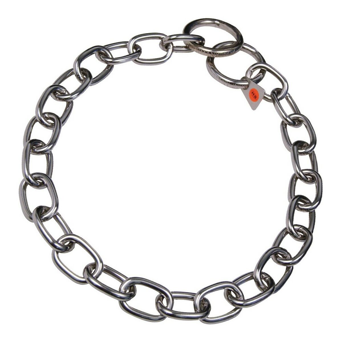 Dog collar Hs Sprenger Silver 4 mm Links Semi-long (64 cm) Dog collar Hs Sprenger Silver 4 mm Links Semi-long (64 cm)
