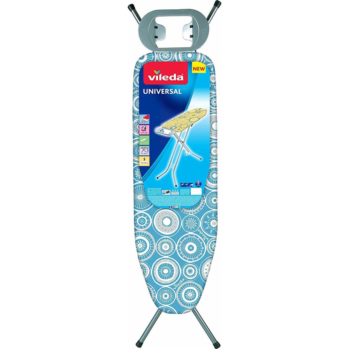 Ironing board Vileda Blue Steel 110 x 30 cm Universal Ironing board Vileda Blue Steel 110 x 30 cm Universal
