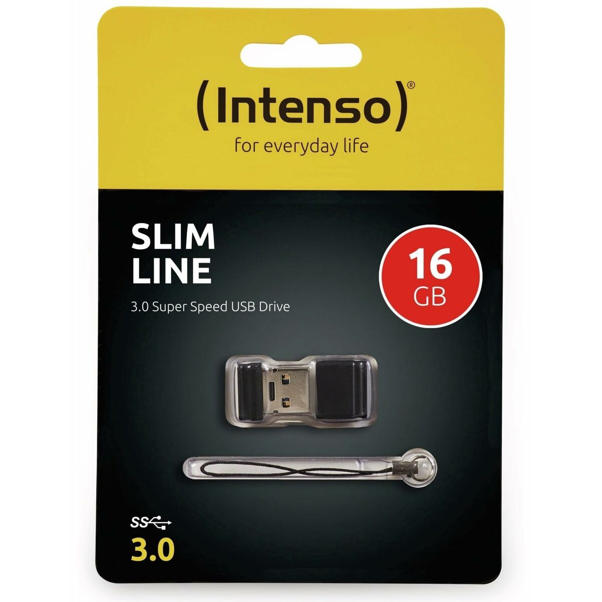 USB stick INTENSO Slim Line 16 GB Black