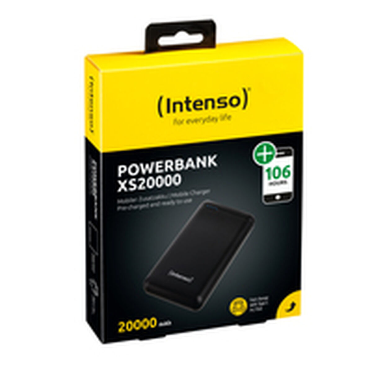 Powerbank INTENSO XS20000 Black 20000 mAh Powerbank INTENSO XS20000 Black 20000 mAh