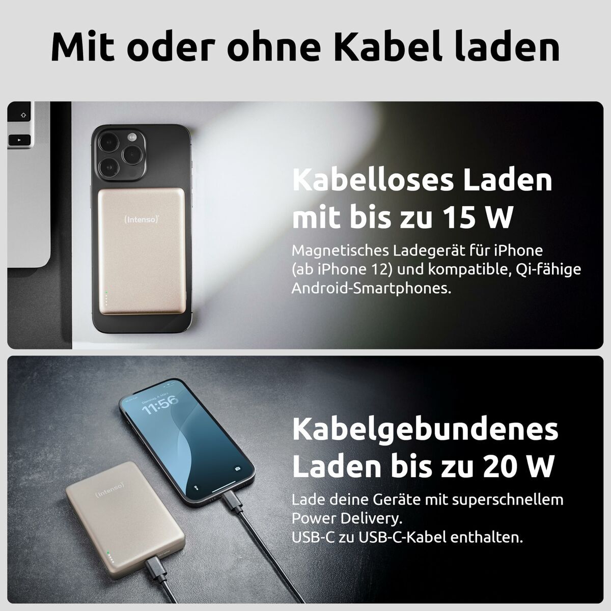 Powerbank INTENSO 7344031 Champagne 50 W 10000 mAh