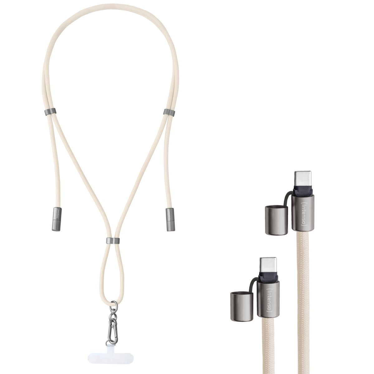 USB-C to USB-C Cable INTENSO 7991001 Beige