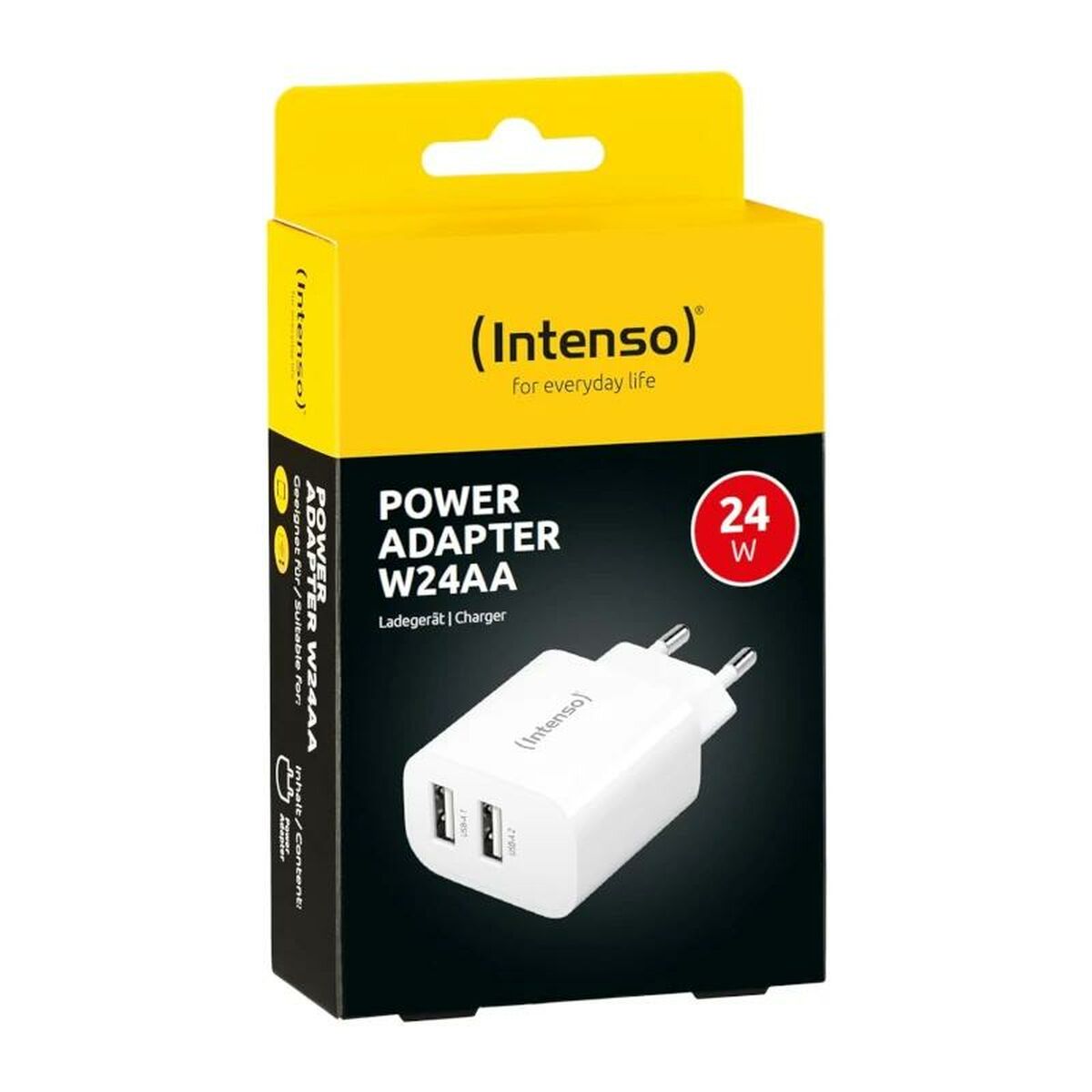Wall Charger INTENSO W24AA 24 W White