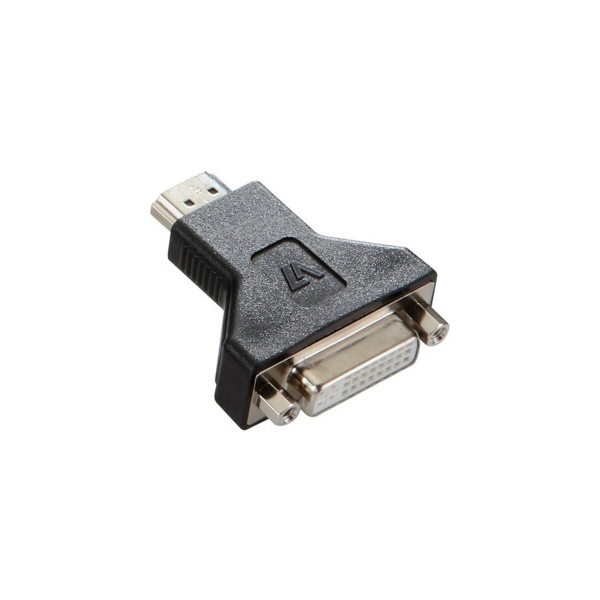 DVI-D to HDMI Adapter V7 V7E2HDMIMDVIDFADTR2N Black DVI-D to HDMI Adapter V7 V7E2HDMIMDVIDFADTR2N Black