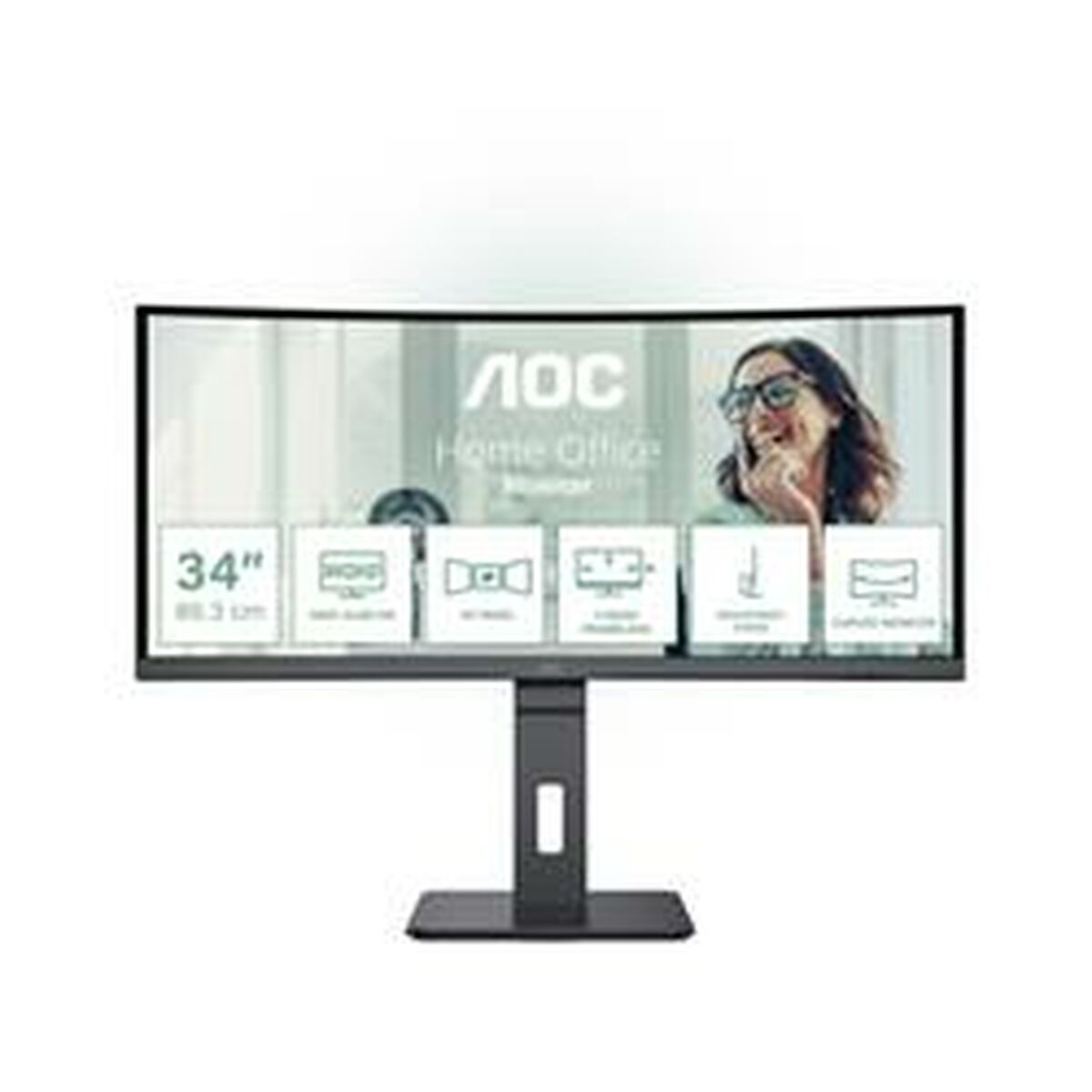 Monitor AOC CU34P3CV Wide Quad HD 34″