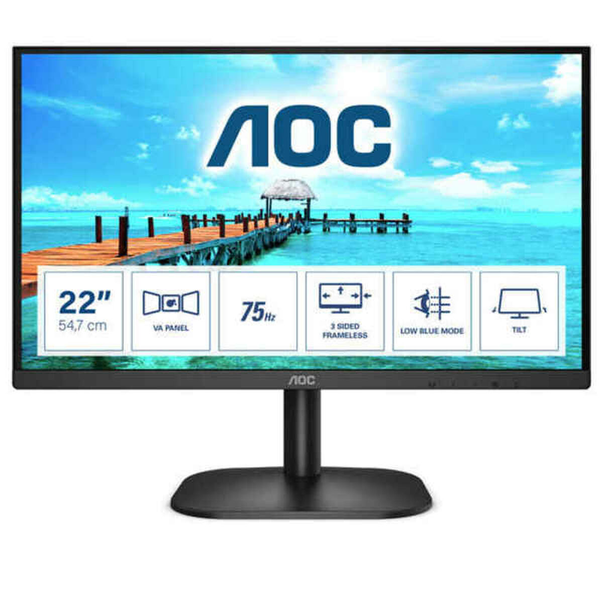 Monitor AOC 22B2H/EU Full HD 21,5″ WLED