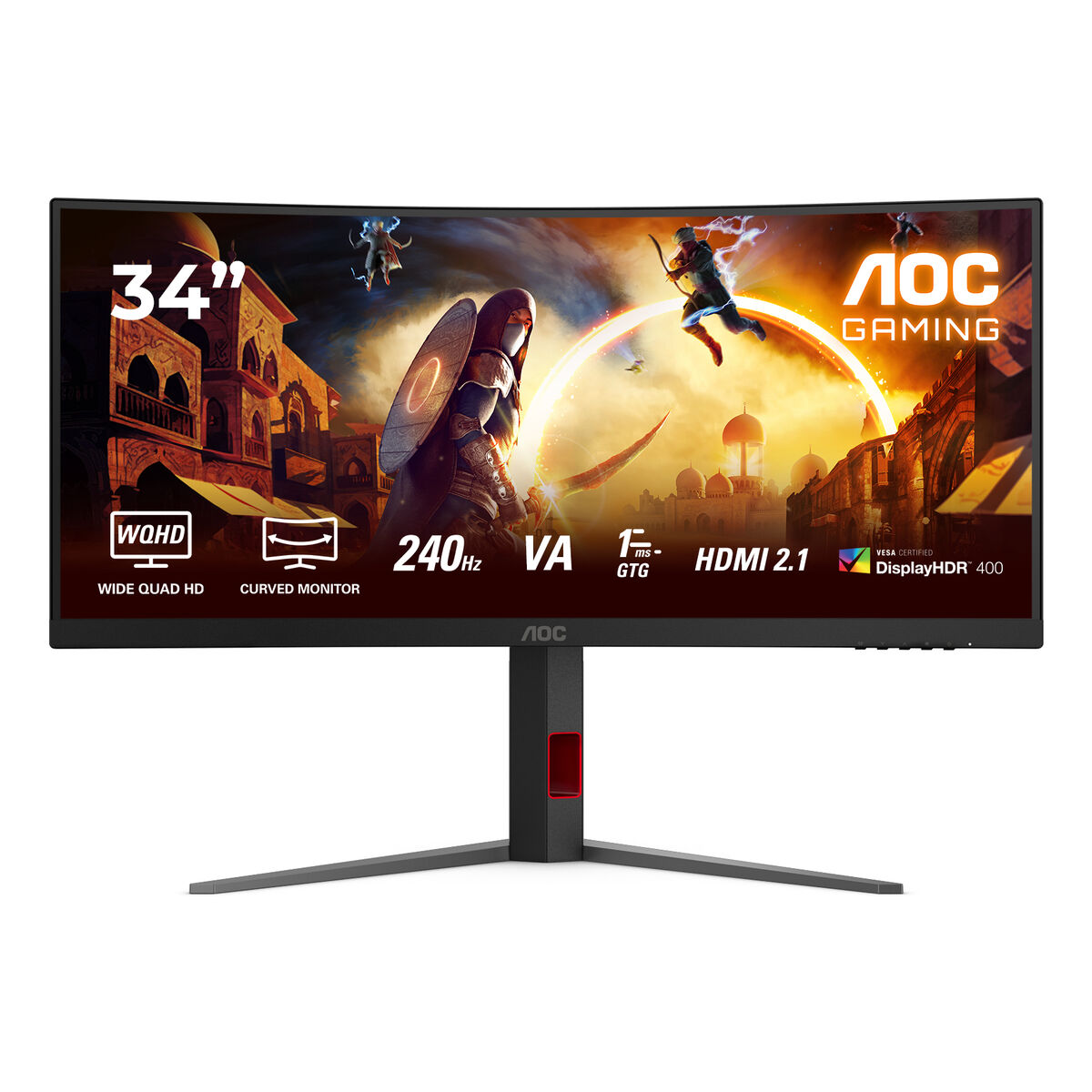 Monitor AOC CU34G4Z 34″ Wide Quad HD