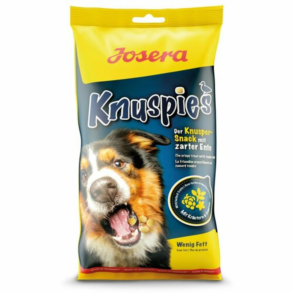 Dog Snack Josera Knuspies Duck
