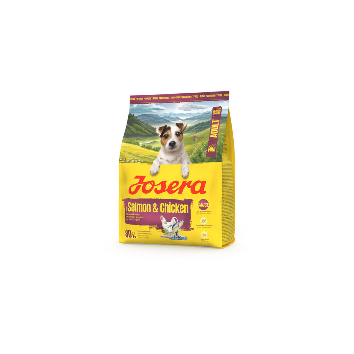 Fodder Josera Mini Adult Chicken Salmon 900 g