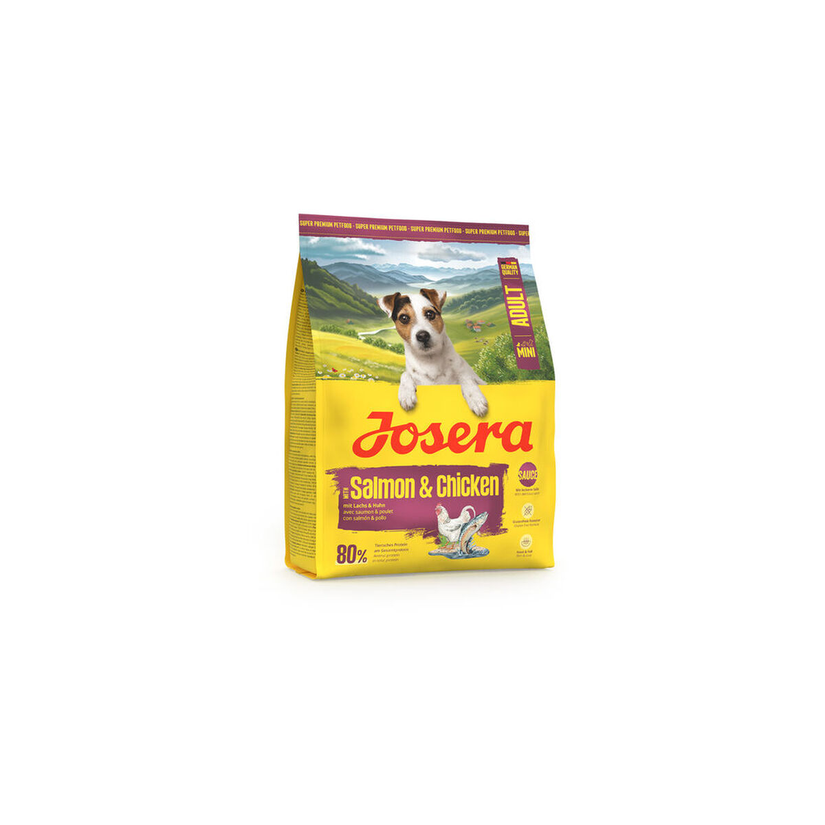 Fodder Josera Mini Adult Chicken Salmon 900 g