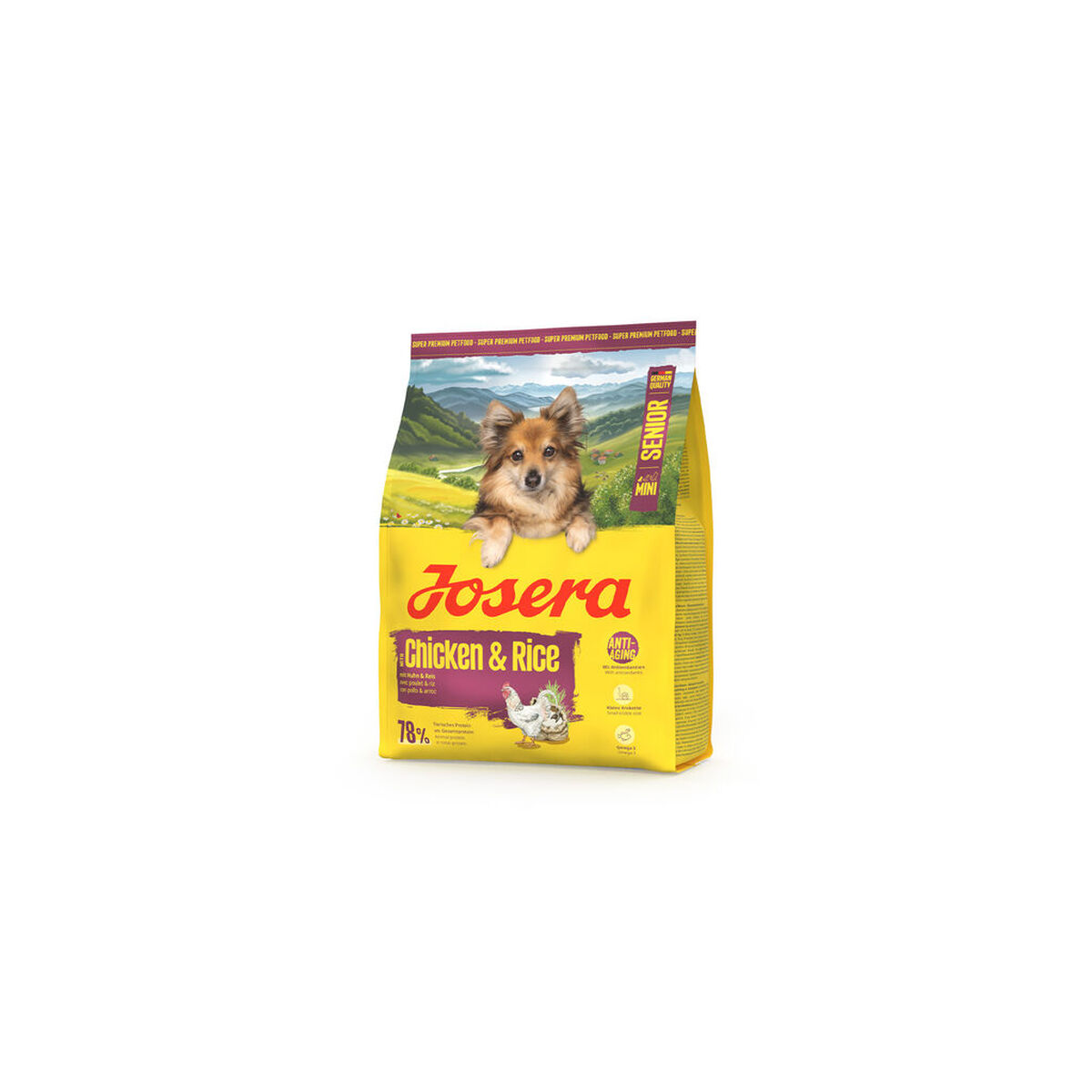 Fodder Josera Mini Senior Chicken Rice 900 g
