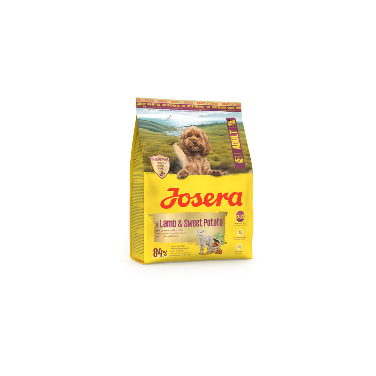 Fodder Josera Mini Adult Lamb Potatoes 900 g