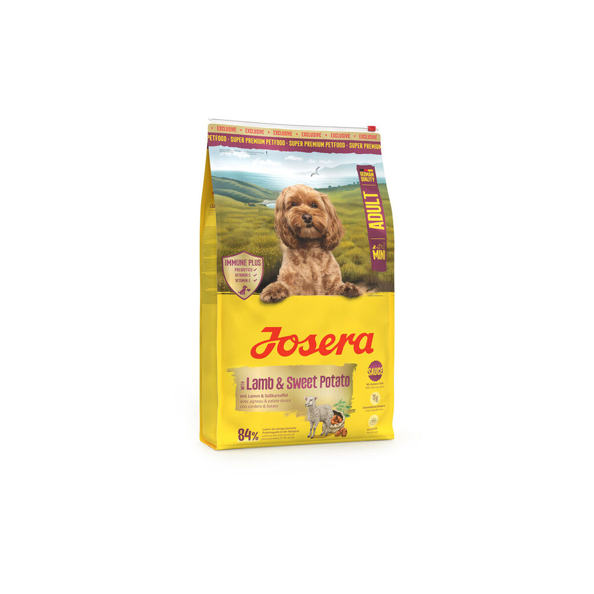 Fodder Josera Mini Adult Lamb Potatoes 10 kg