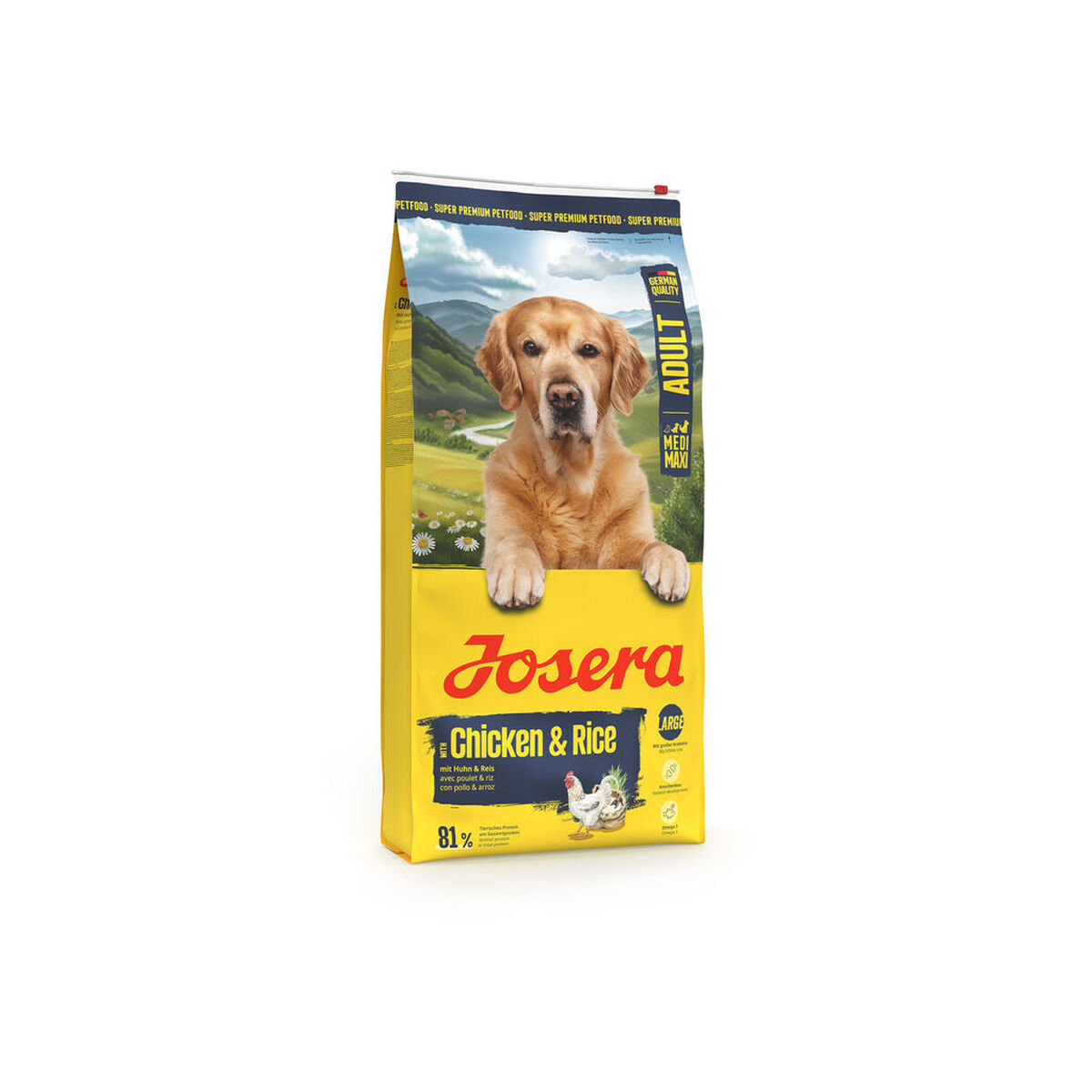 Fodder Josera Medi/Maxi Adult Chicken Rice 12,5 Kg