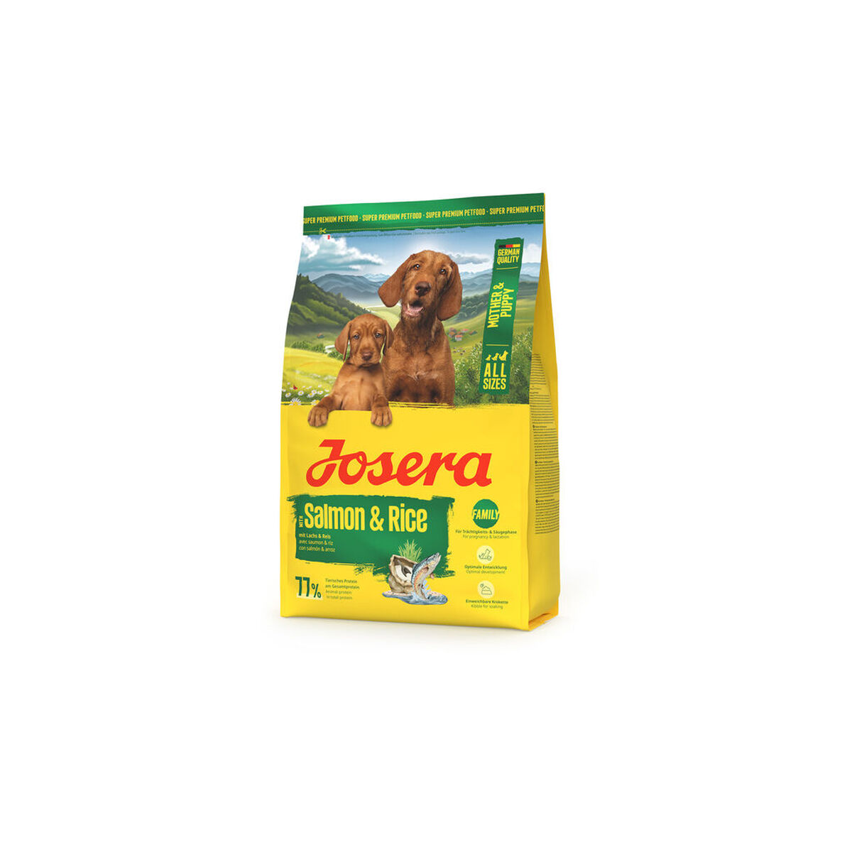 Fodder Josera Mother&Puppy Salmon Rice 3 Kg