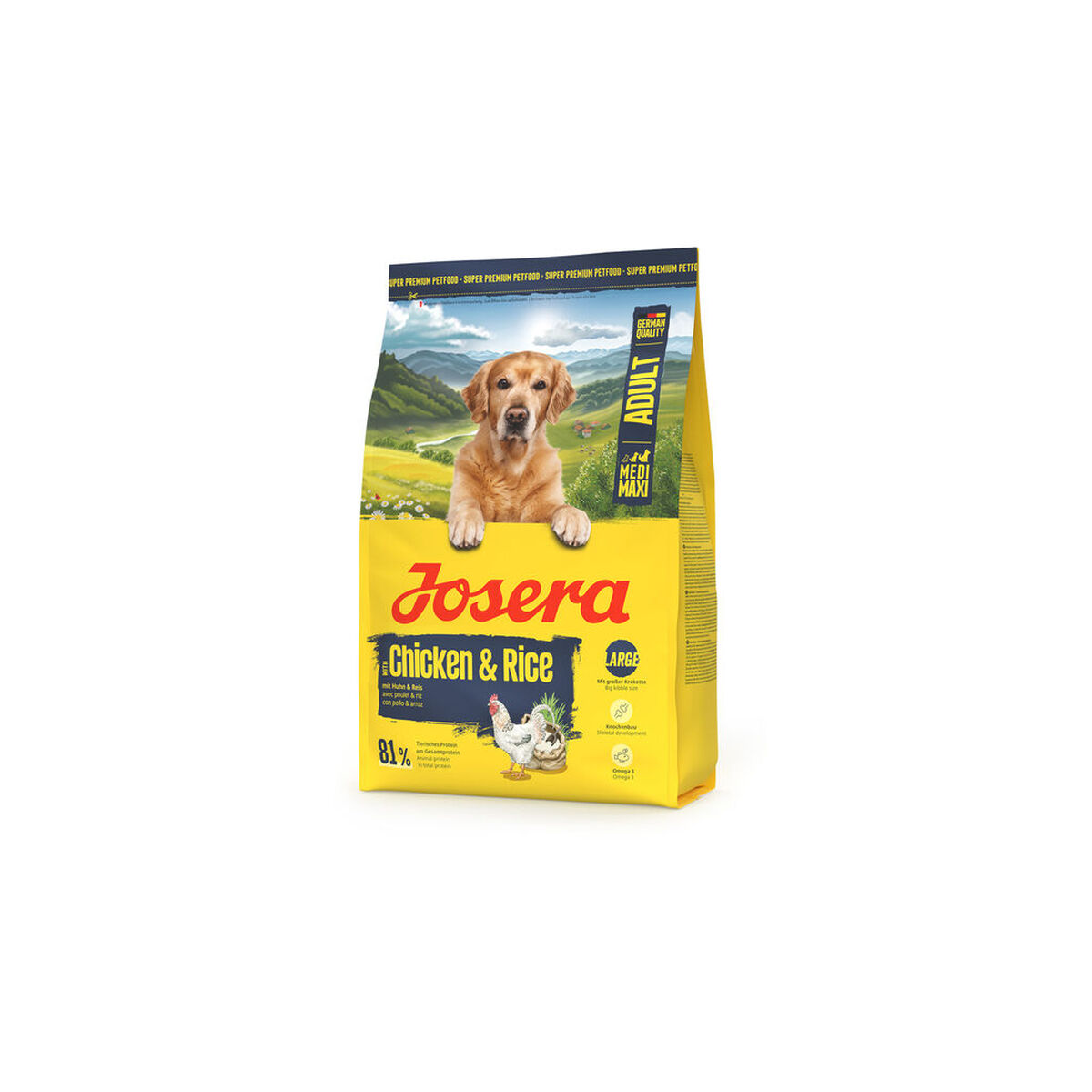 Fodder Josera Medi/Maxi Adult Chicken Rice 3 Kg