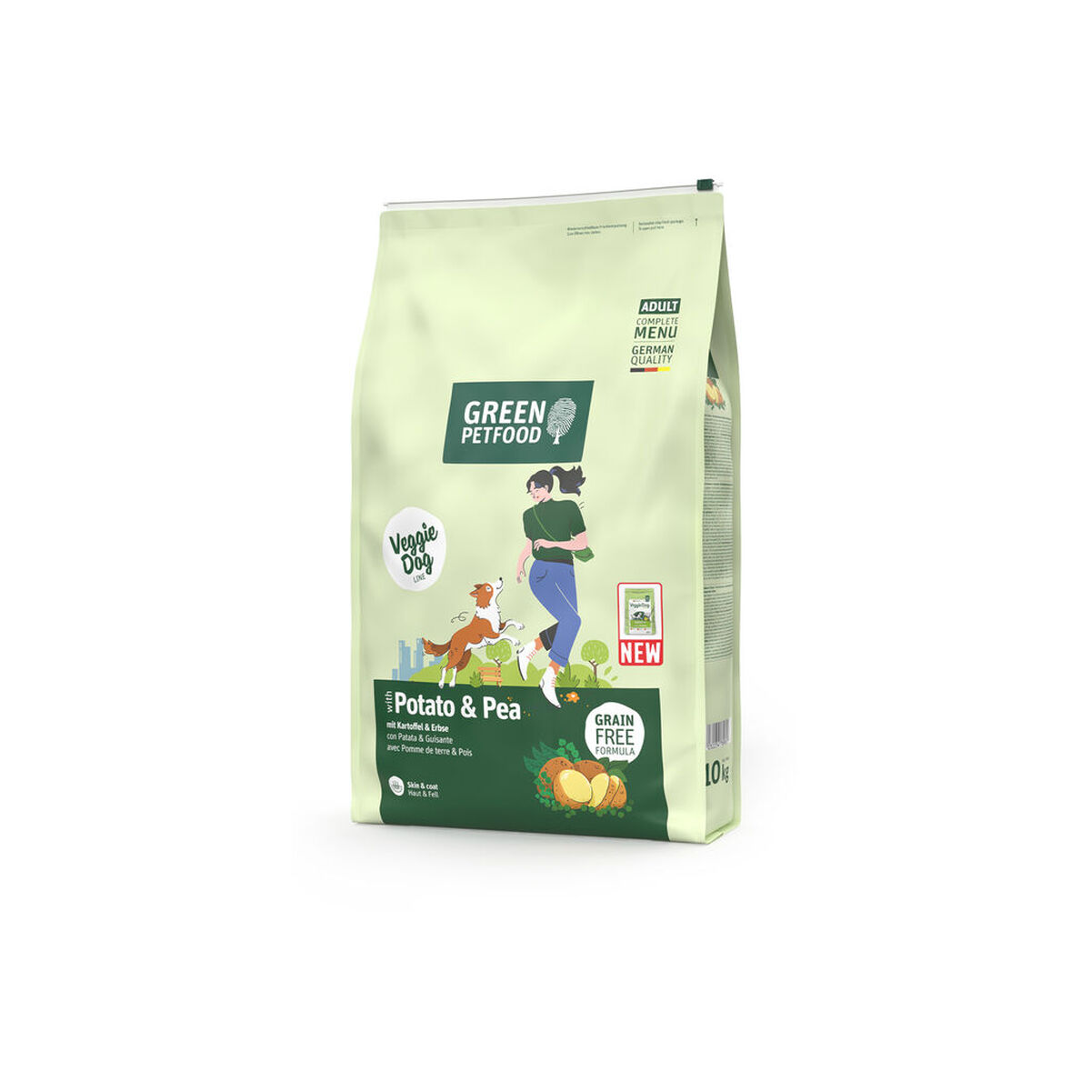 Fodder Green Petfood Veggie Dog Adult Potatoes Peas 10 kg