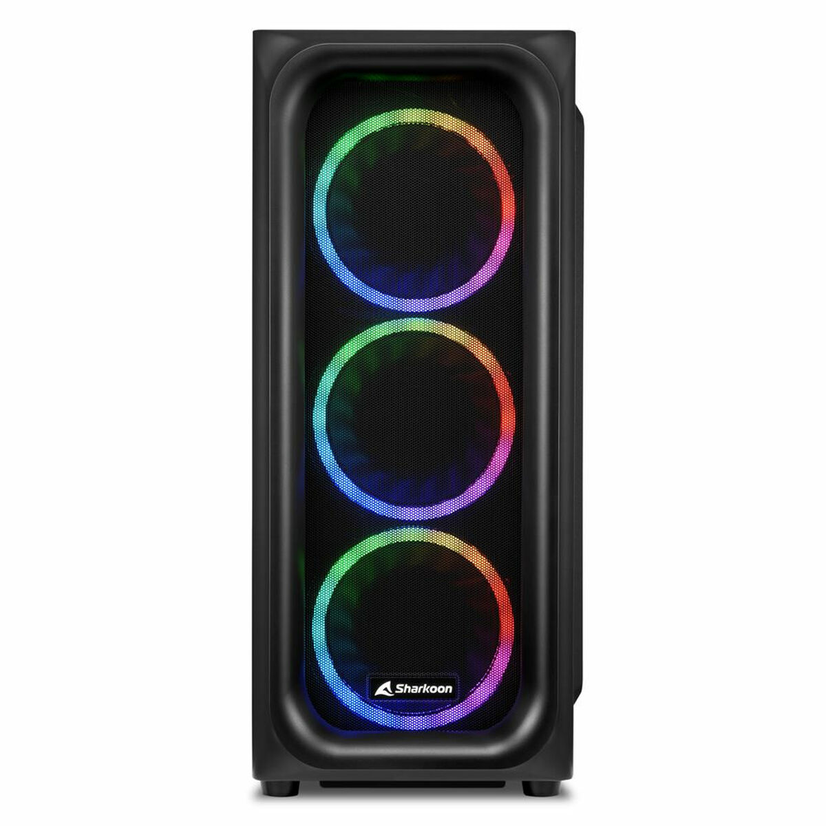 ATX Semi-tower Box Sharkoon TK5M RGB ATX Black