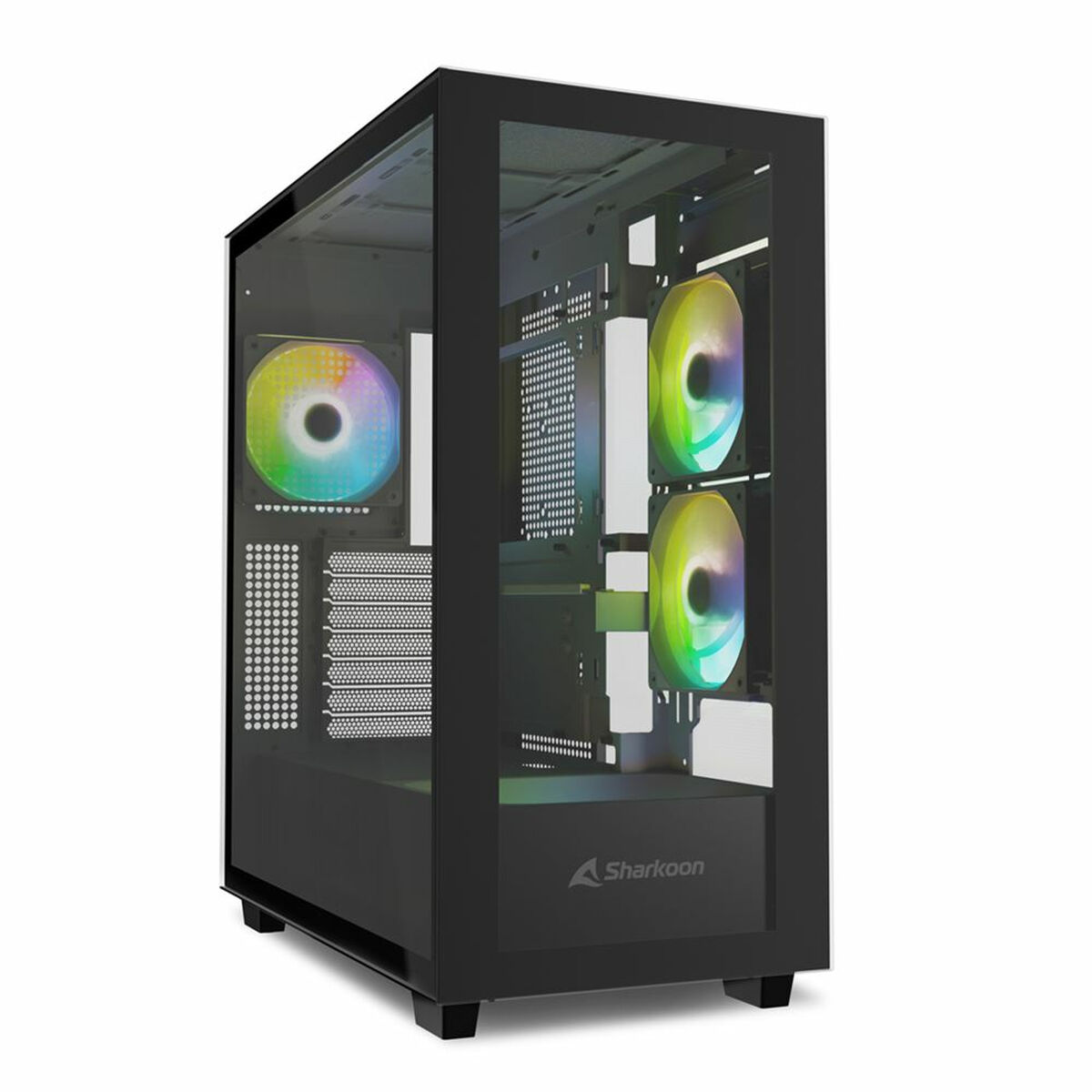 ATX Semi-tower Box Sharkoon Rebel C60 Black