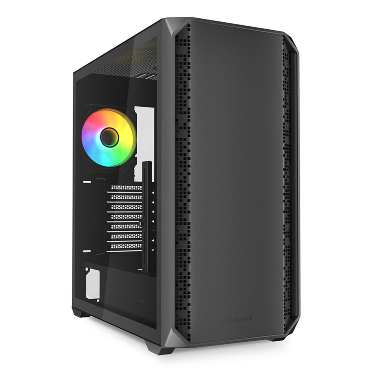 ATX Semi-tower Box Sharkoon AK2 RGB Black