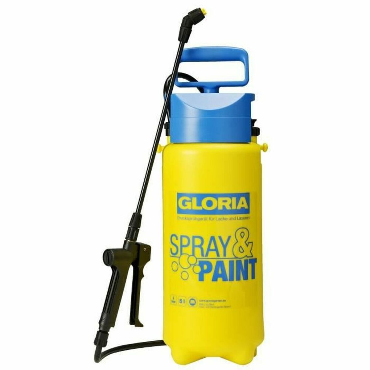 Sprayer Gloria Spray & Paint 3 BAR 5 L Sprayer Gloria Spray & Paint 3 BAR 5 L