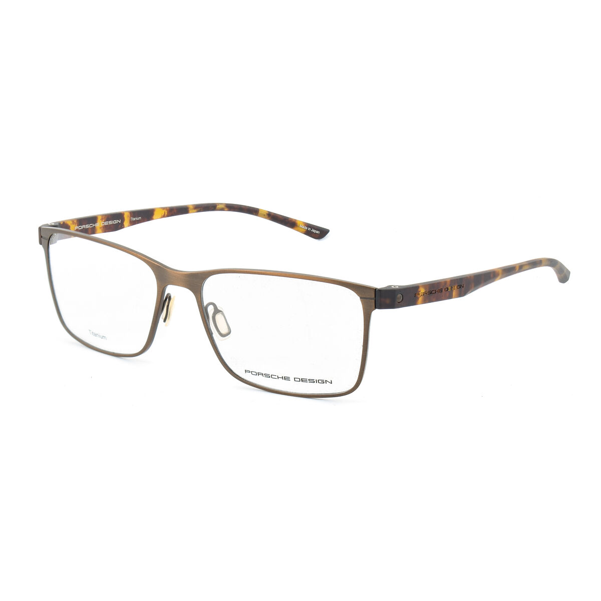 Men’ Spectacle frame Porsche Design P8346-E-57 Golden ø 57 mm