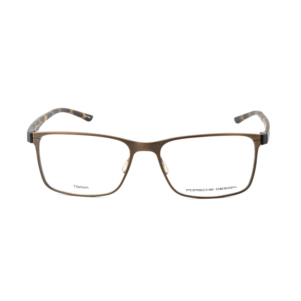 Men’ Spectacle frame Porsche Design P8346-E-57 Golden ø 57 mm