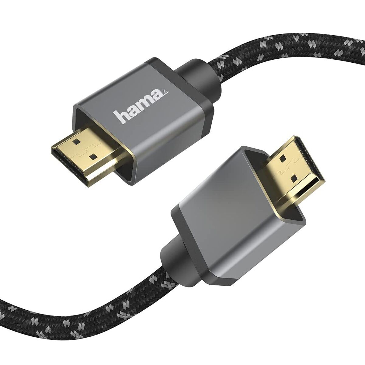 HDMI Cable Hama 00205240 Black Grey 3 m