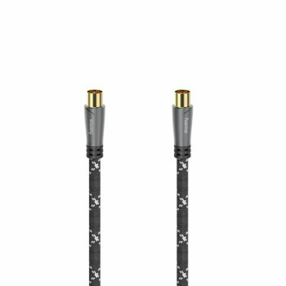 Antenna cable Hama 00205070 Black 1,5 m Antenna cable Hama 00205070 Black 1,5 m