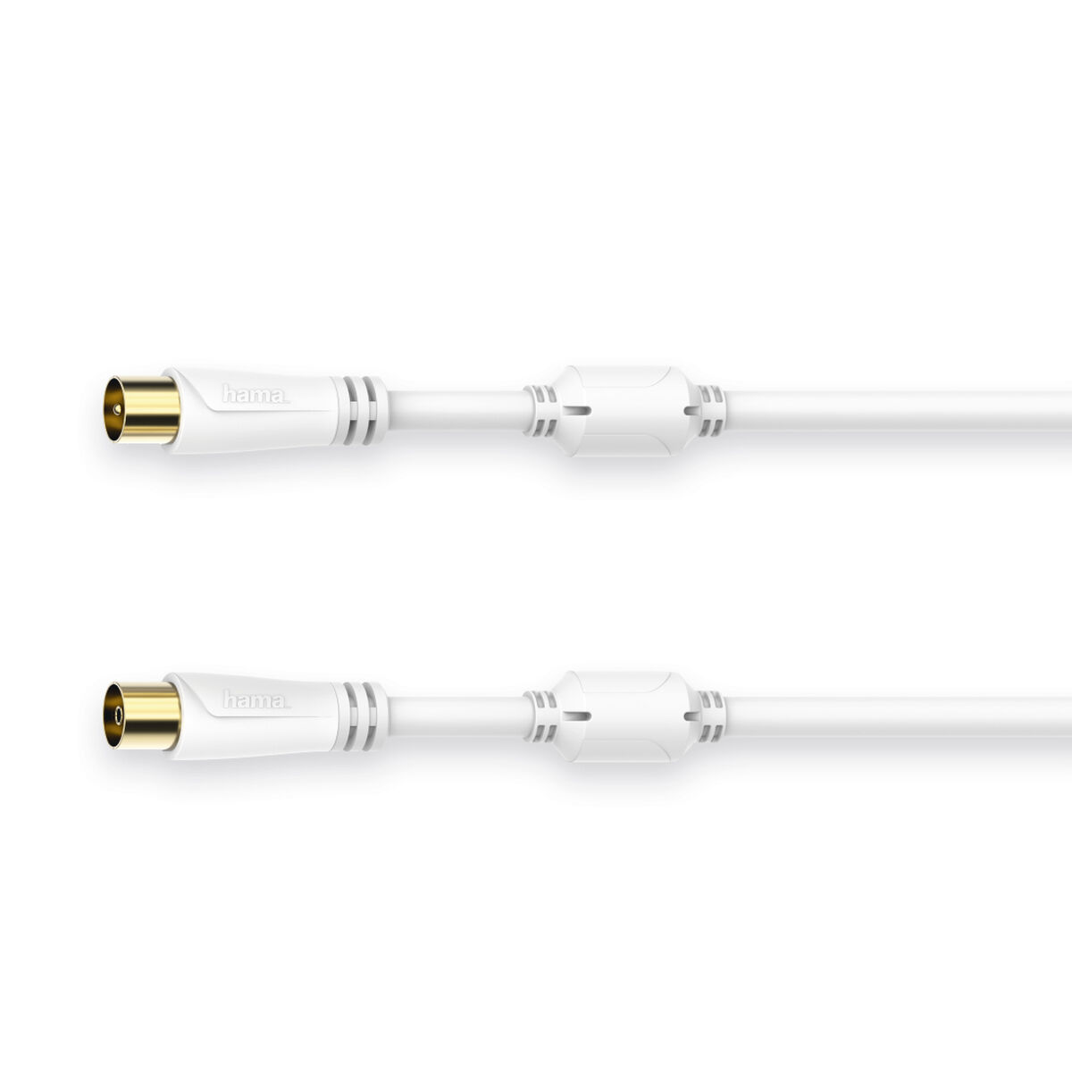 Coaxial TV Antenna Cable Hama 00205245 White 75 cm