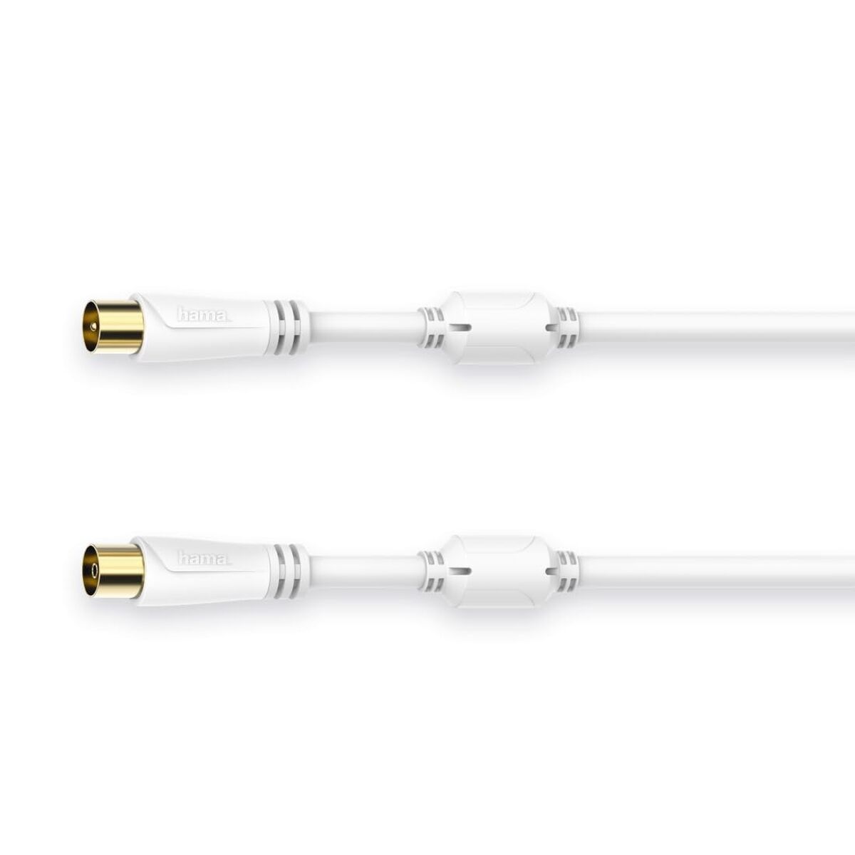 Coaxial TV Antenna Cable Hama 00205245 White 75 cm