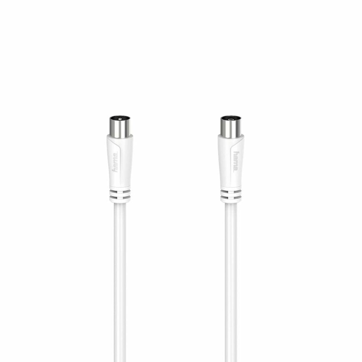 Antenna cable Hama 00205045 White 1,5 m Antenna cable Hama 00205045 White 1,5 m