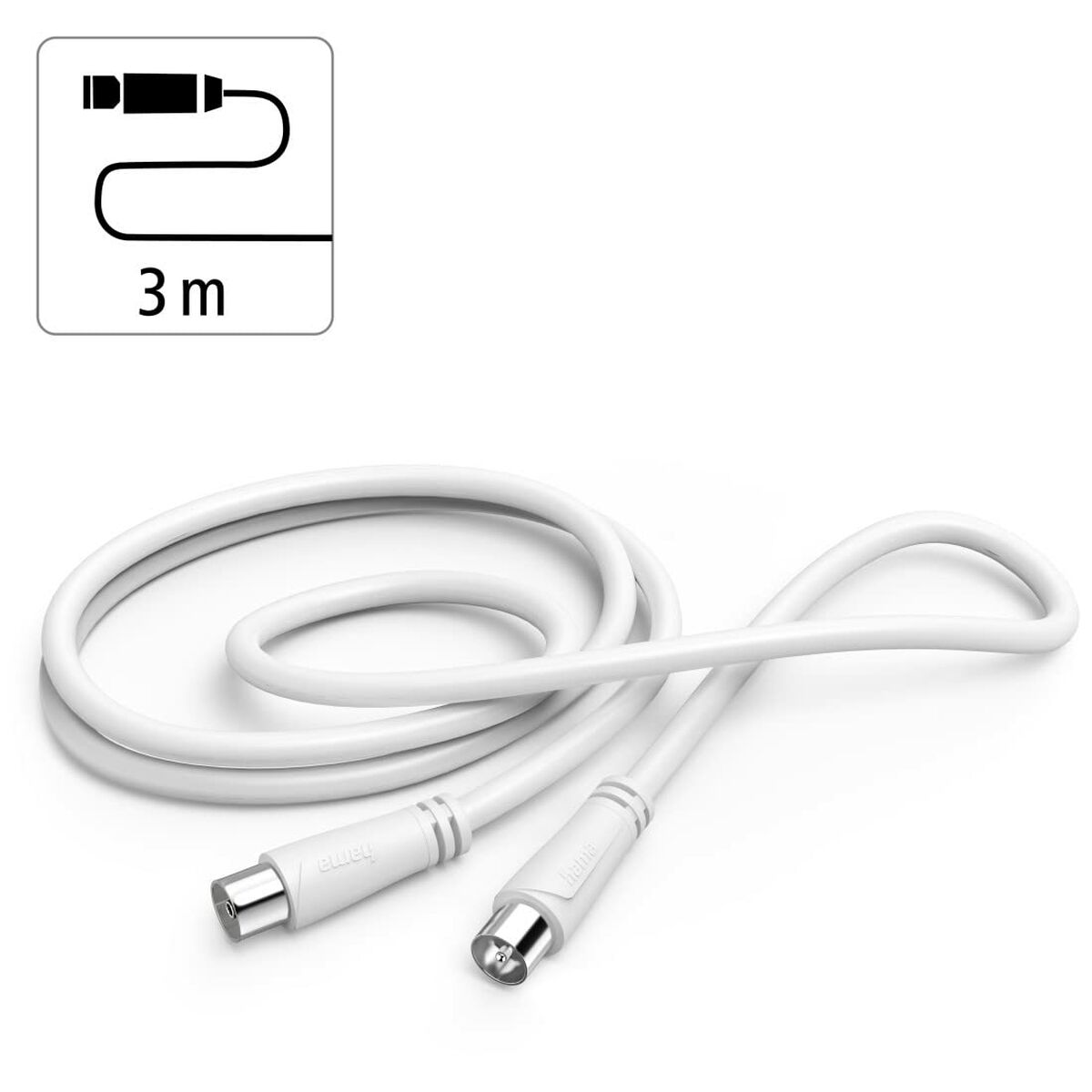 HDMI Cable Hama 00205046 White 3 m