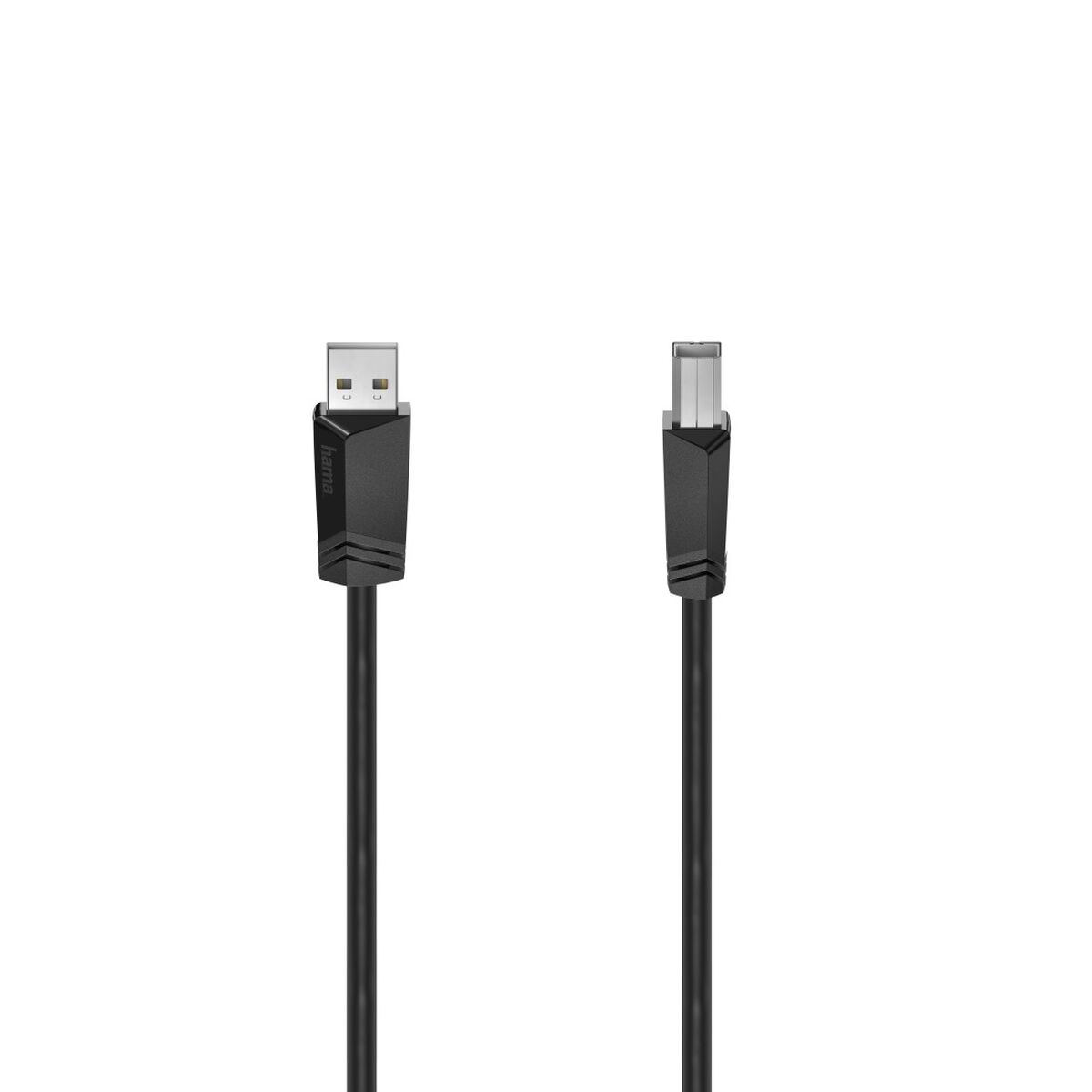 USB 2.0 A to USB B Cable Hama 00200602 Black