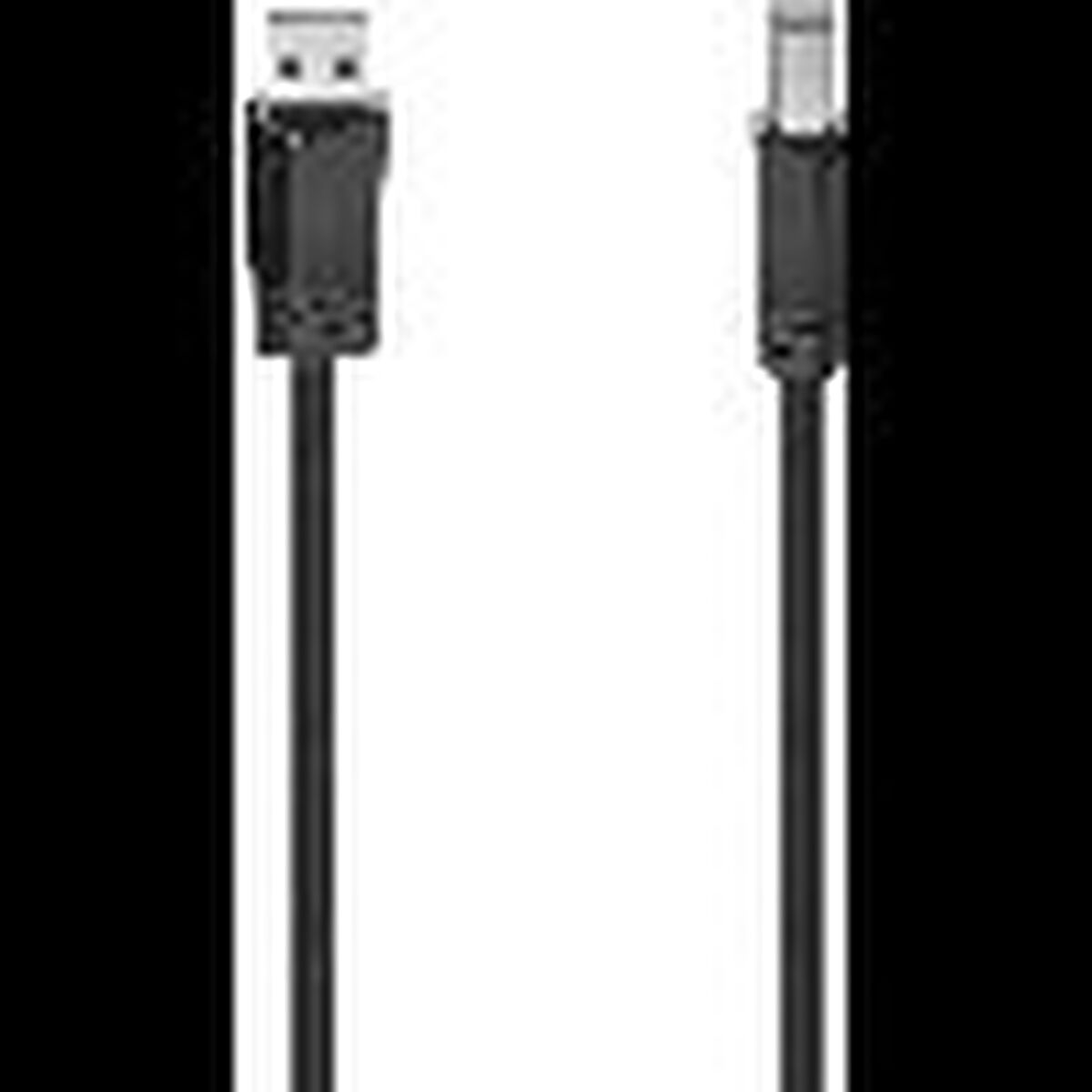 USB 2.0 A to USB B Cable Hama 00200602 Black