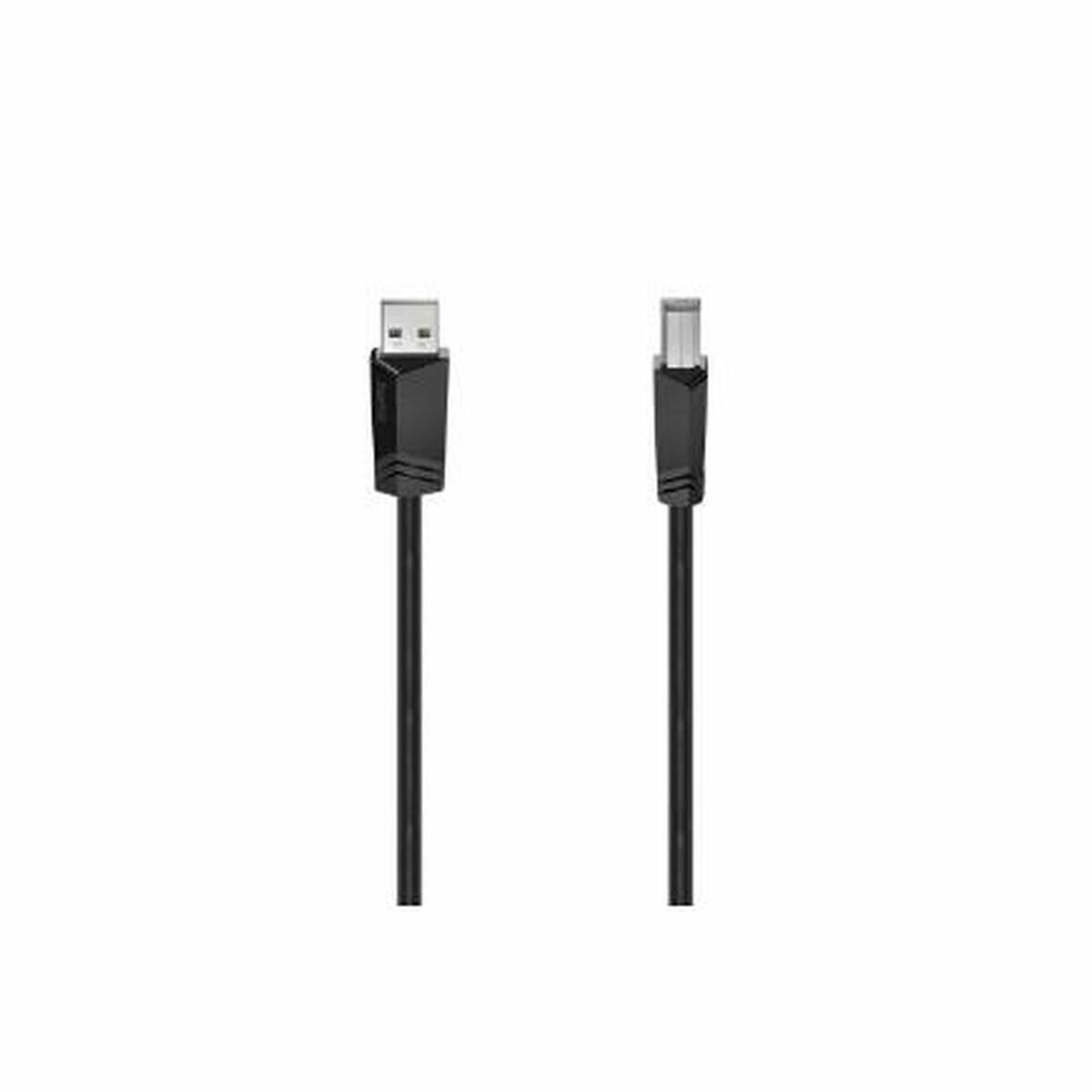 USB Cable Hama 00200603 Black 3 m