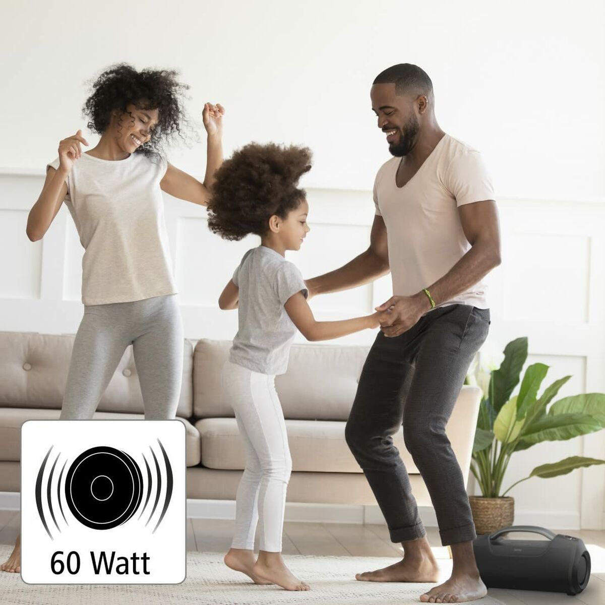 Portable Bluetooth Speakers Hama 00188217 Black 60 W