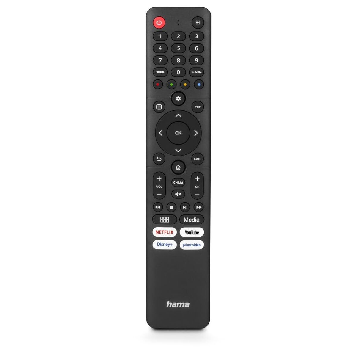 Universal Remote Control Hama 00221067 Black